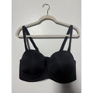 Torrid Curve Bra - 40DDD - Black Lace - Underwire Push Up Plunge